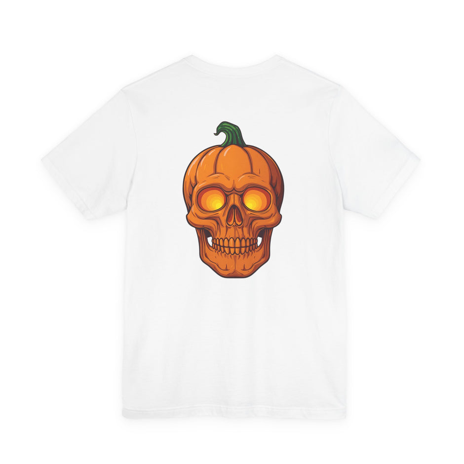 Halloween Skull Tee, Unisex Graphic T-Shirt, Spooky Apparel, Fall Fashion, Halloween Costume, Casual Wear