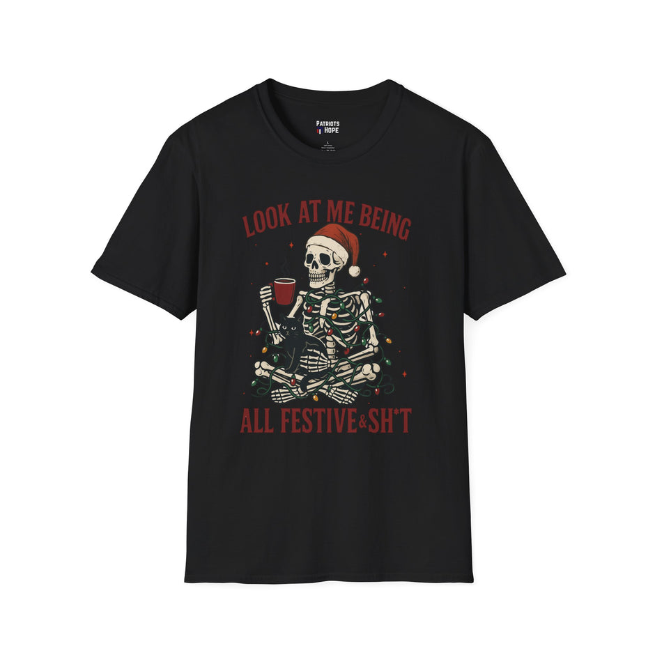 Christmas Skeleton T-Shirt