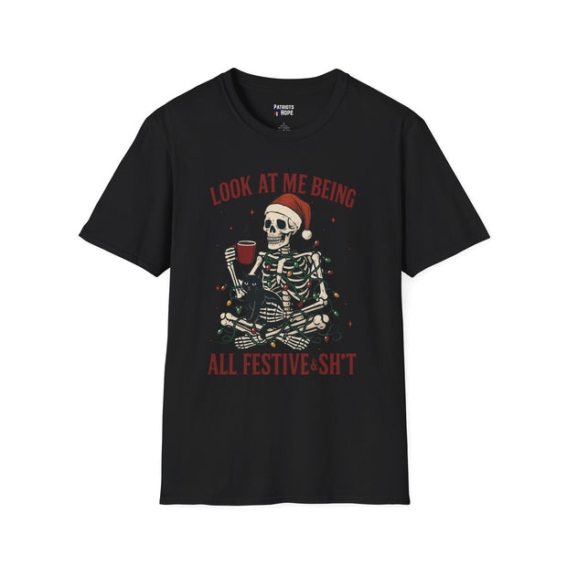 Christmas Skeleton T-Shirt
