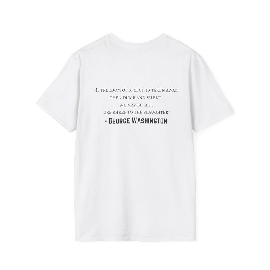 Inspirational Quote T-Shirt, Hope Shirt, Freedom of Speech Tee, Gift for Patriots, Motivational Apparel, Unisex Softstyle Top