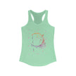 Dreamy Moon Floral Racerback Tank for Women