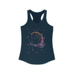 Dreamy Moon Floral Racerback Tank for Women