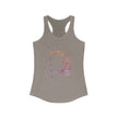 Dreamy Moon Floral Racerback Tank for Women