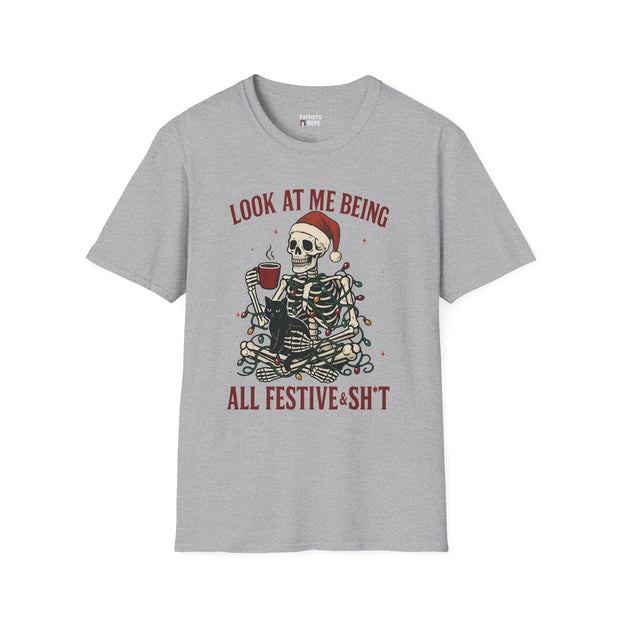 Christmas Skeleton T-Shirt