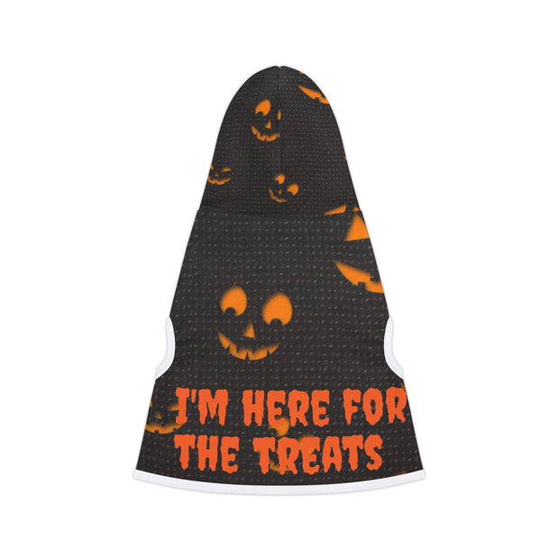 Halloween Pet Hoodie - Spooky Pumpkin Design, Dog Costume, Pet Apparel, Cat Outfit, Trick or Treat Hoodie