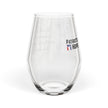 Patriots of Hope Stemless Wine Glass - 11.75 oz Thank You Supporter Toasting Glass