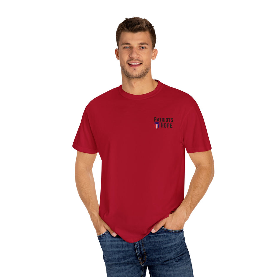 Patriots Hope T-Shirt - Liberty Quote Tee, Unisex Graphic Tee, Gifts for Freedom Lovers, Casual Wear, Patriotic Apparel