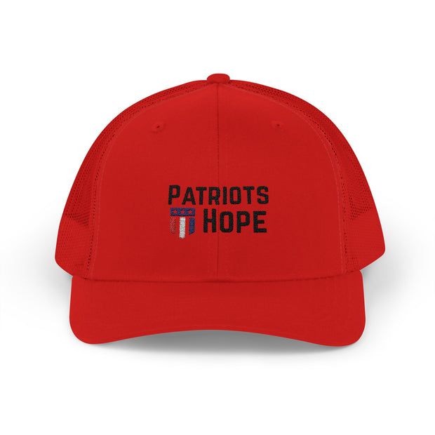 Patriots Hope Snapback Trucker Cap, Adjustable Hat, Sports Cap, Patriotic Gift, Summer Accessory