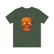 Halloween Skull Tee, Unisex Graphic T-Shirt, Spooky Apparel, Fall Fashion, Halloween Costume, Casual Wear