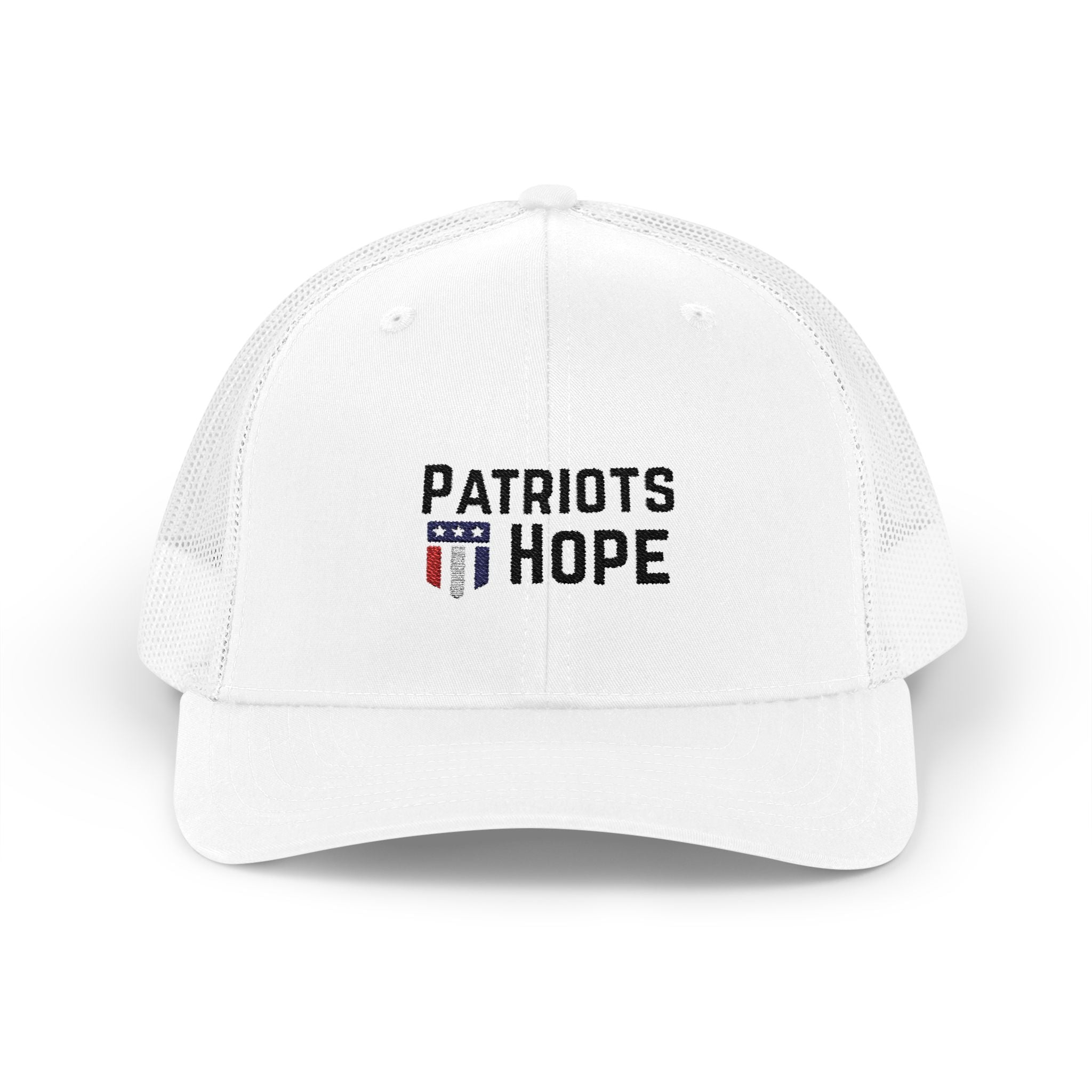 Patriots Hope Snapback Trucker Cap, Adjustable Hat, Sports Cap, Patriotic Gift, Summer Accessory