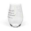 Patriots of Hope Stemless Wine Glass - 11.75 oz Thank You Supporter Toasting Glass