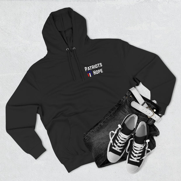 Patriots Hope Fleece Hoodie | Cozy Sportswear, Unisex Gift, Team Spirit Wear, Casual Outfit, Everyday Comfort