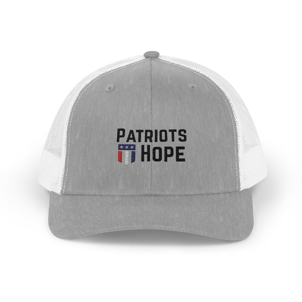 Patriots Hope Snapback Trucker Cap, Adjustable Hat, Sports Cap, Patriotic Gift, Summer Accessory