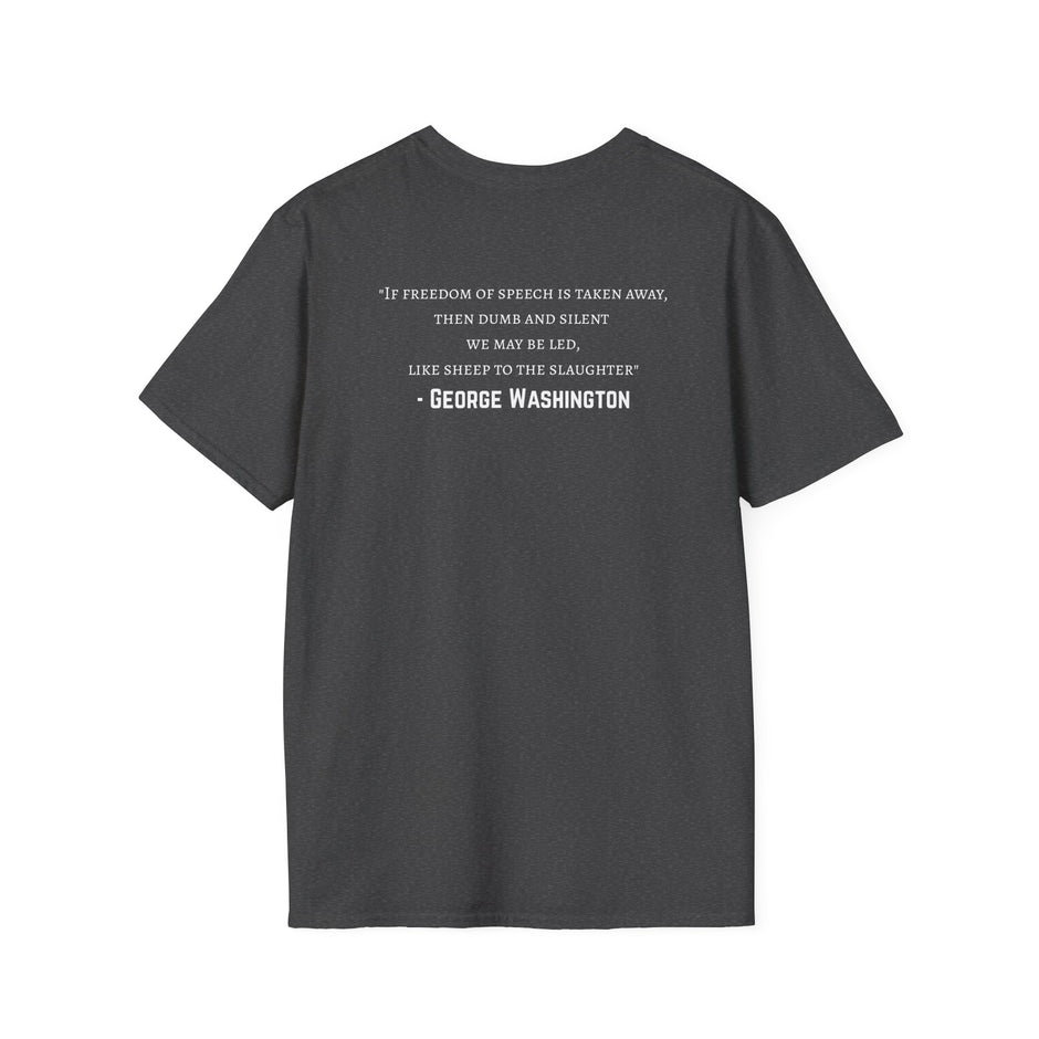 Inspirational Quote T-Shirt, Hope Shirt, Freedom of Speech Tee, Gift for Patriots, Motivational Apparel, Unisex Softstyle Top