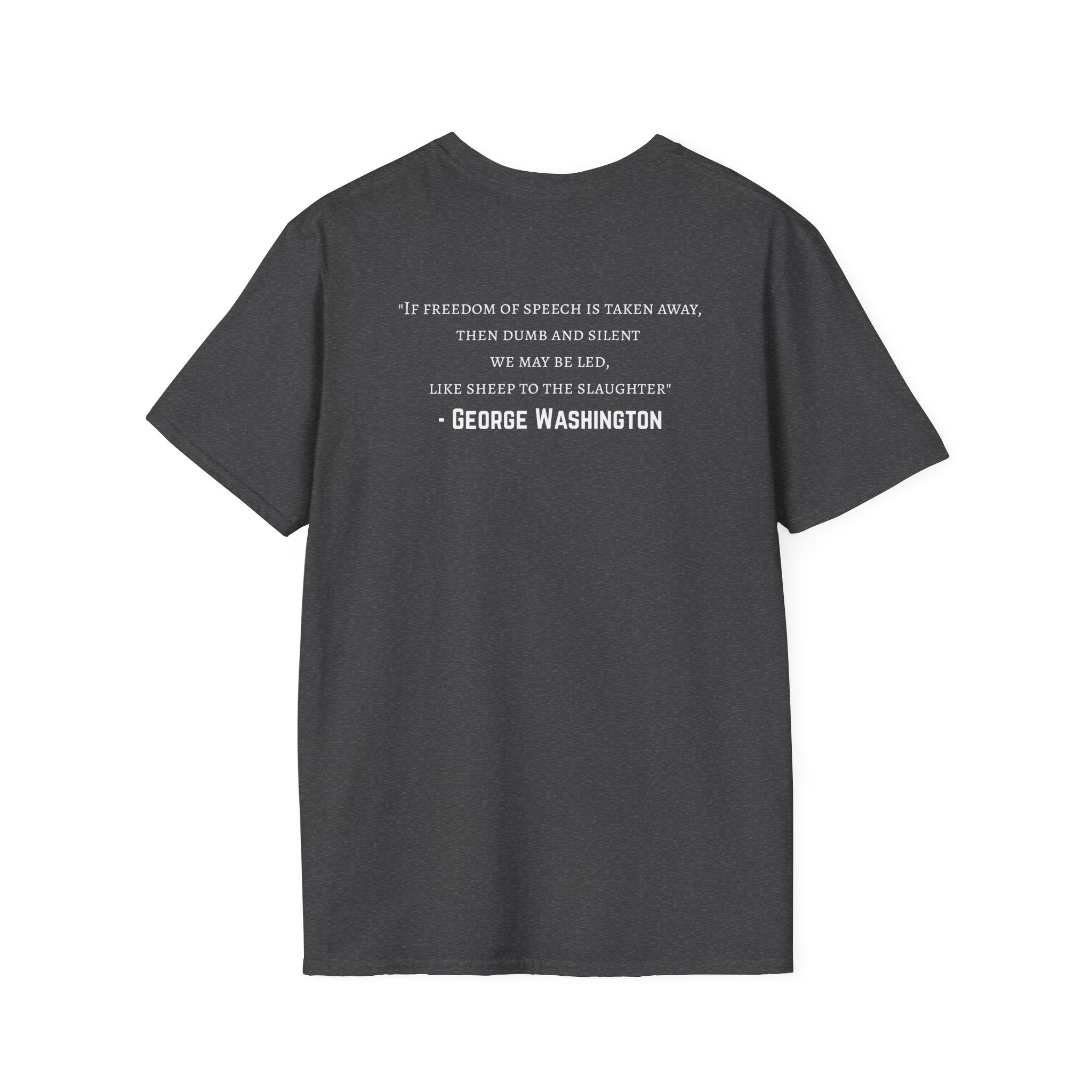 Inspirational Quote T-Shirt, Hope Shirt, Freedom of Speech Tee, Gift for Patriots, Motivational Apparel, Unisex Softstyle Top