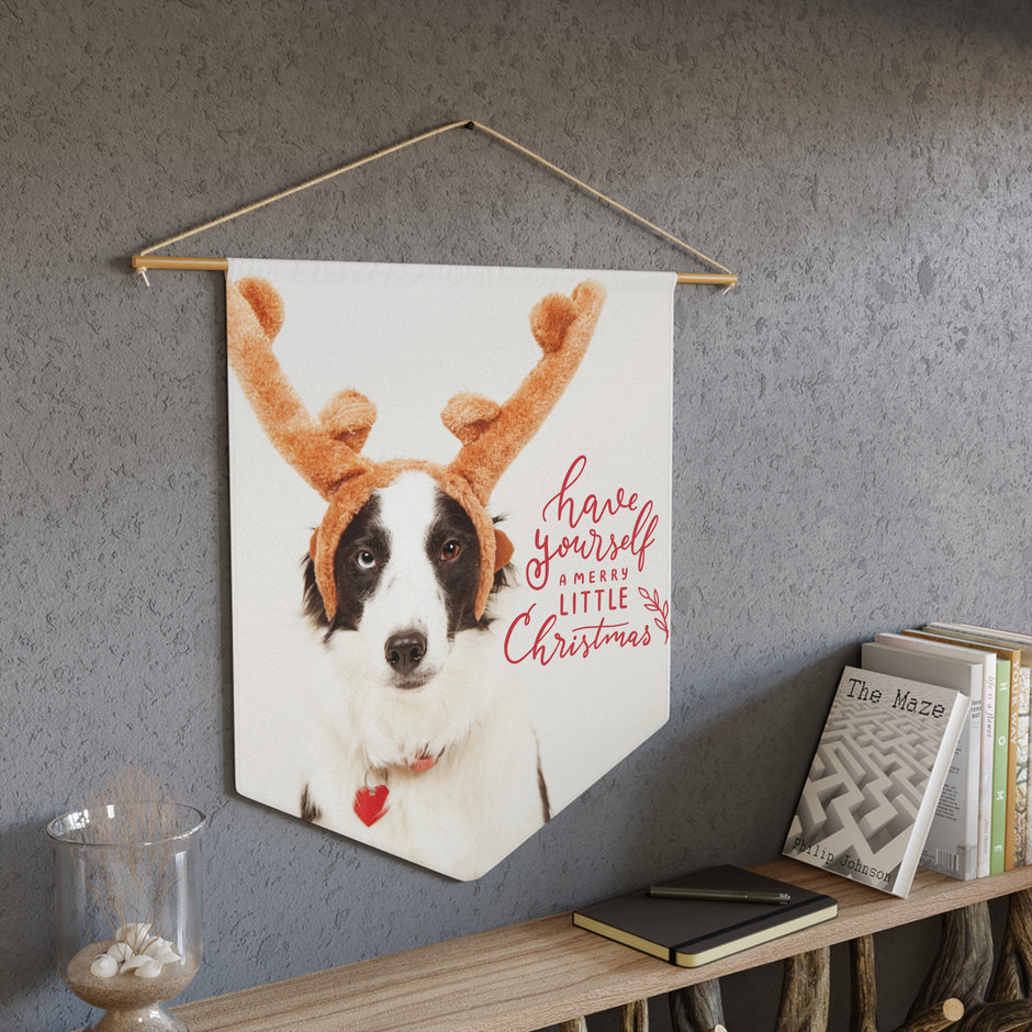 Pennant Door Hanger Decoration for Dog and Christmas Lovers