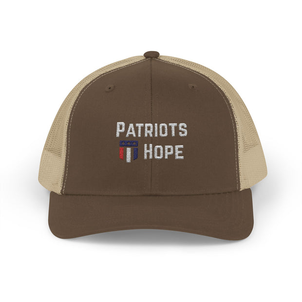Patriots Hope Snapback Trucker Cap - Perfect for Sports Fans, Outdoor Events, Gifts, and Casual Wear