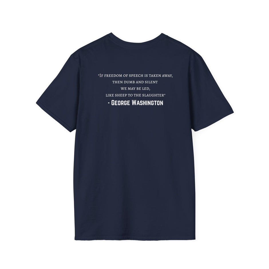 Inspirational Quote T-Shirt, Hope Shirt, Freedom of Speech Tee, Gift for Patriots, Motivational Apparel, Unisex Softstyle Top