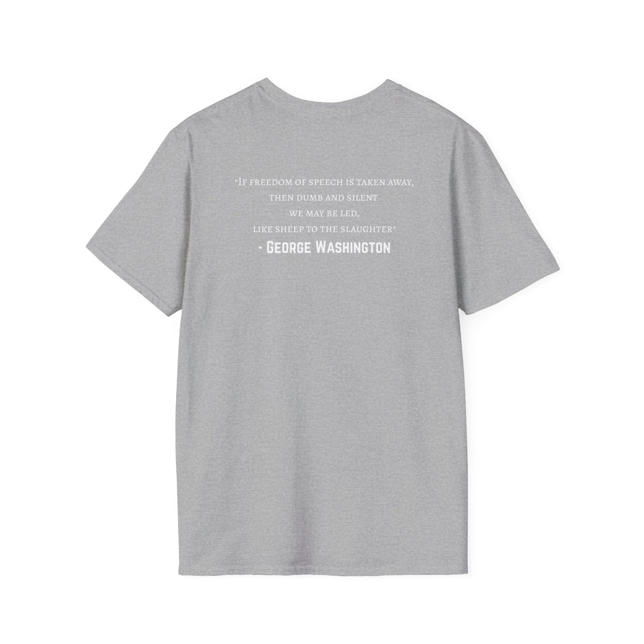Inspirational Quote T-Shirt, Hope Shirt, Freedom of Speech Tee, Gift for Patriots, Motivational Apparel, Unisex Softstyle Top