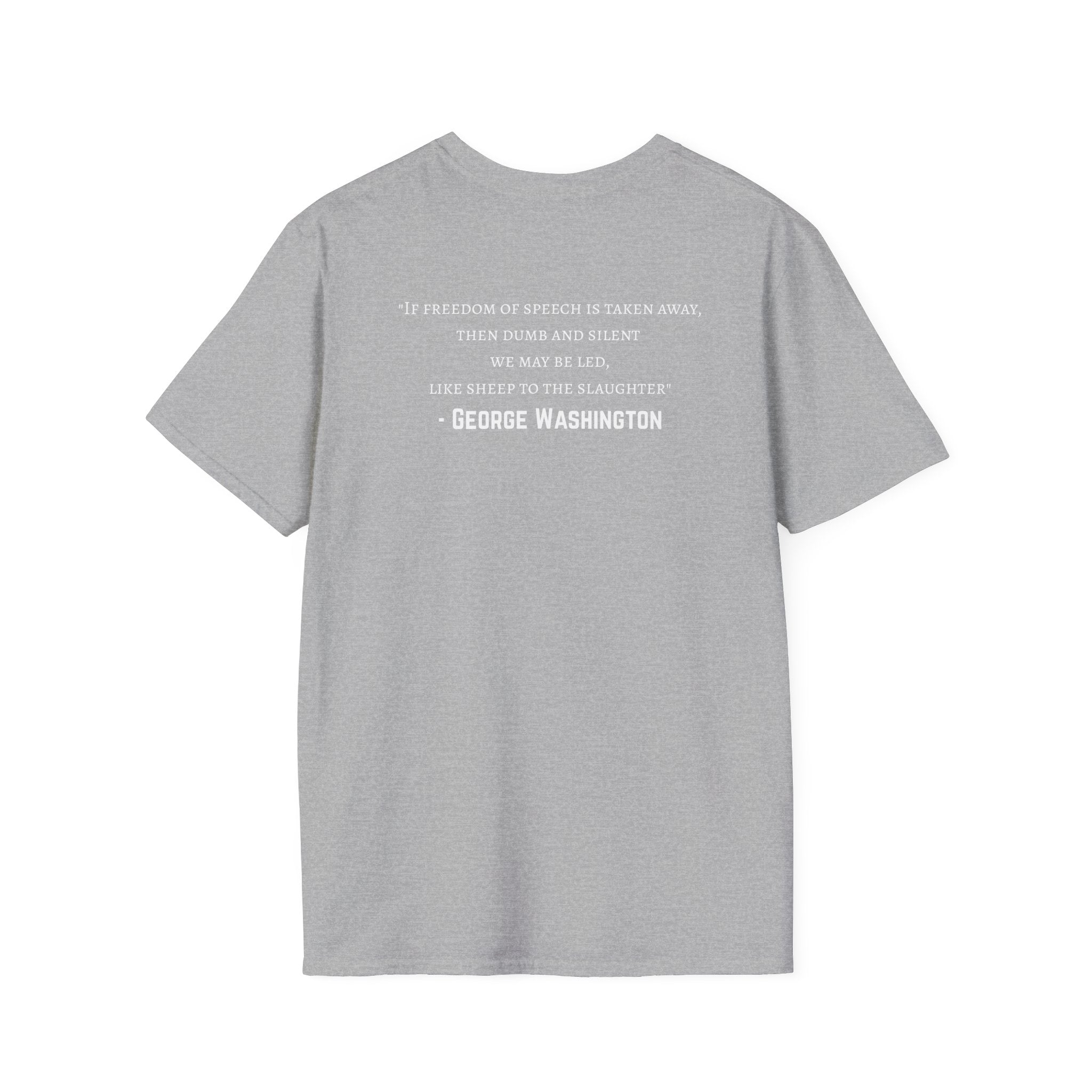 Inspirational Quote T-Shirt, Hope Shirt, Freedom of Speech Tee, Gift for Patriots, Motivational Apparel, Unisex Softstyle Top