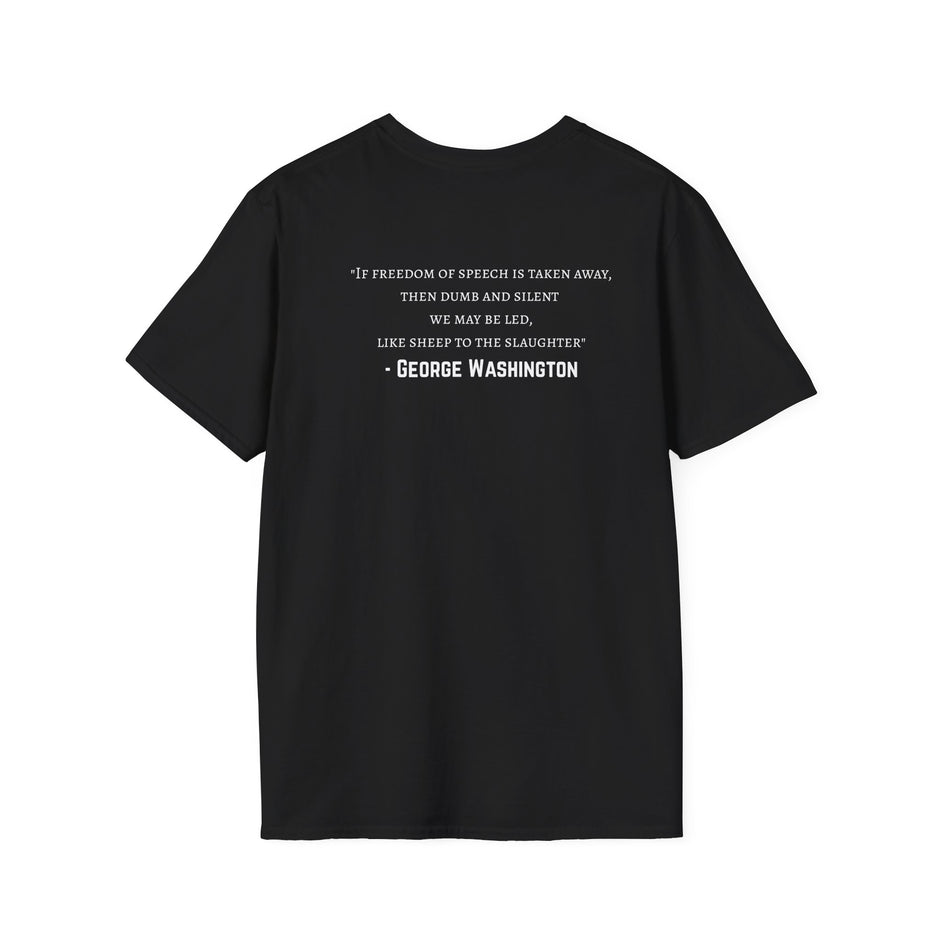 Inspirational Quote T-Shirt, Hope Shirt, Freedom of Speech Tee, Gift for Patriots, Motivational Apparel, Unisex Softstyle Top