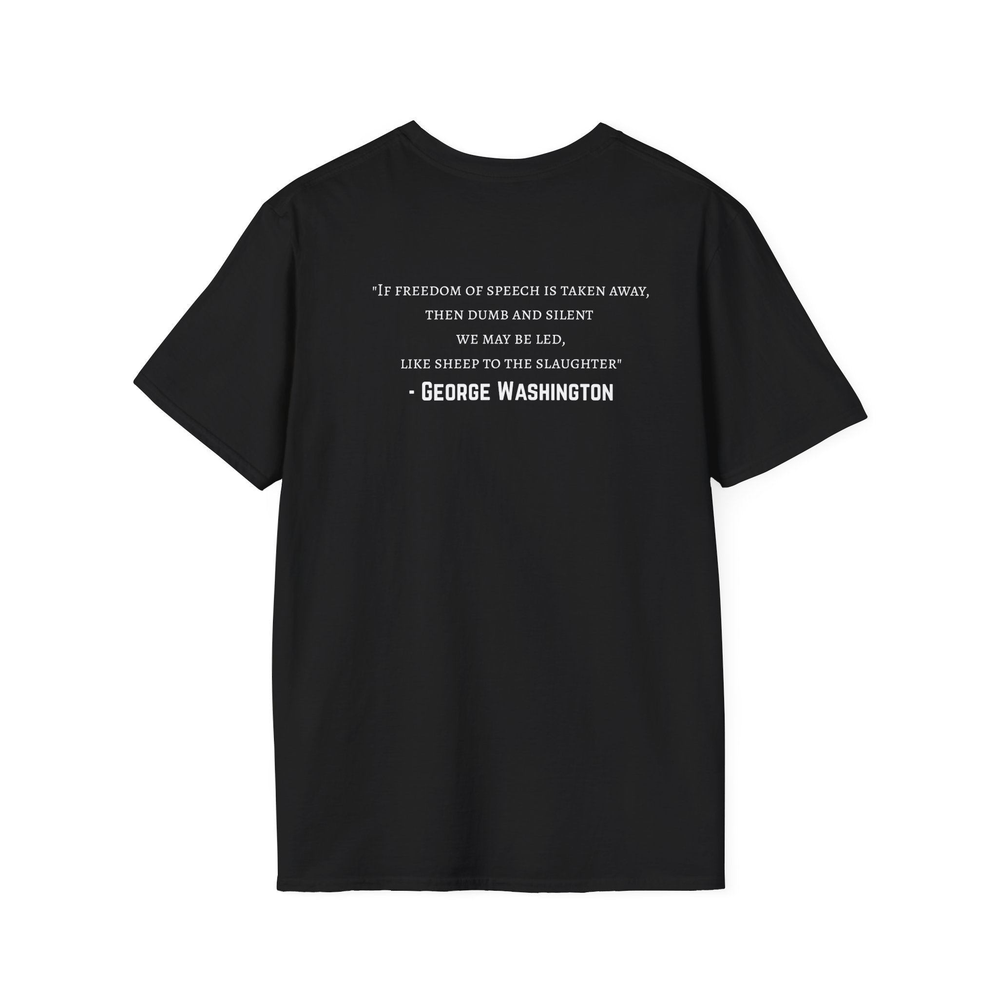 Inspirational Quote T-Shirt, Hope Shirt, Freedom of Speech Tee, Gift for Patriots, Motivational Apparel, Unisex Softstyle Top
