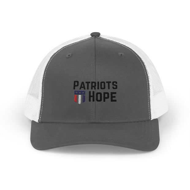 Patriots Hope Snapback Trucker Cap, Adjustable Hat, Sports Cap, Patriotic Gift, Summer Accessory