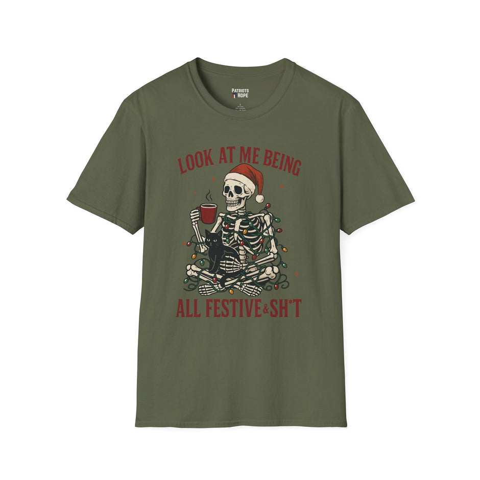 Christmas Skeleton T-Shirt