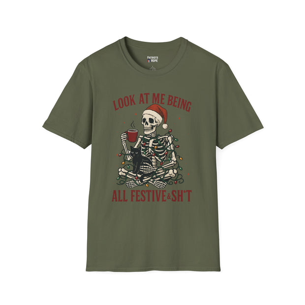 Christmas Skeleton T-Shirt