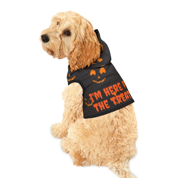 Halloween Pet Hoodie - Spooky Pumpkin Design, Dog Costume, Pet Apparel, Cat Outfit, Trick or Treat Hoodie