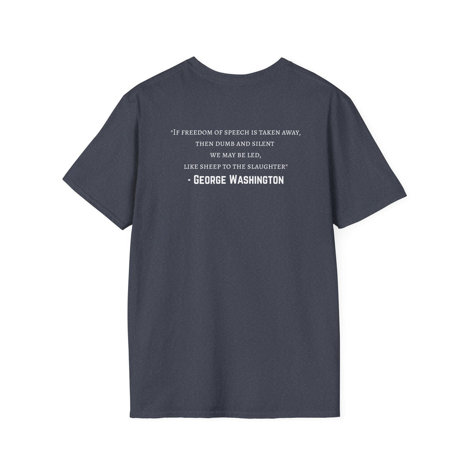 Inspirational Quote T-Shirt, Hope Shirt, Freedom of Speech Tee, Gift for Patriots, Motivational Apparel, Unisex Softstyle Top