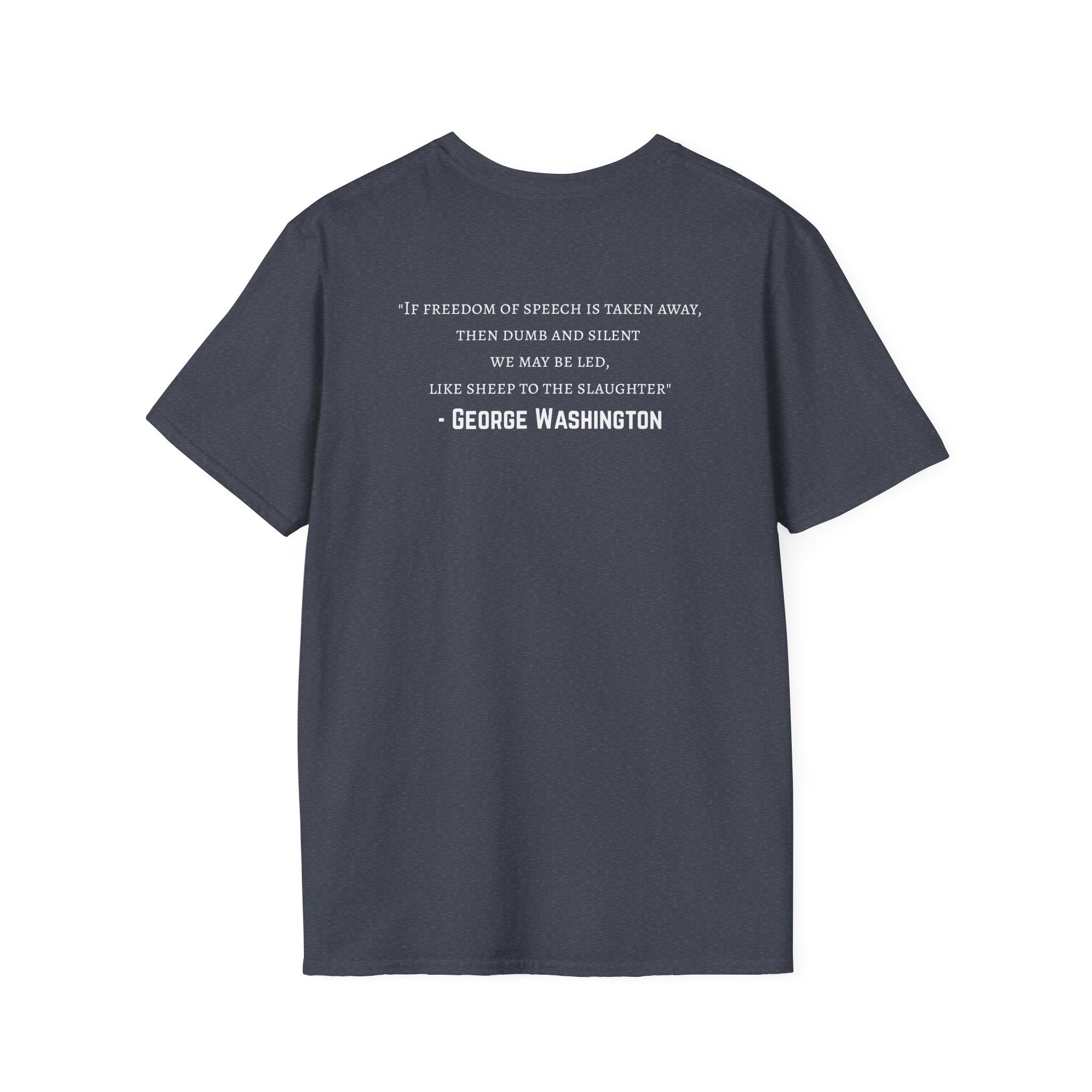Inspirational Quote T-Shirt, Hope Shirt, Freedom of Speech Tee, Gift for Patriots, Motivational Apparel, Unisex Softstyle Top
