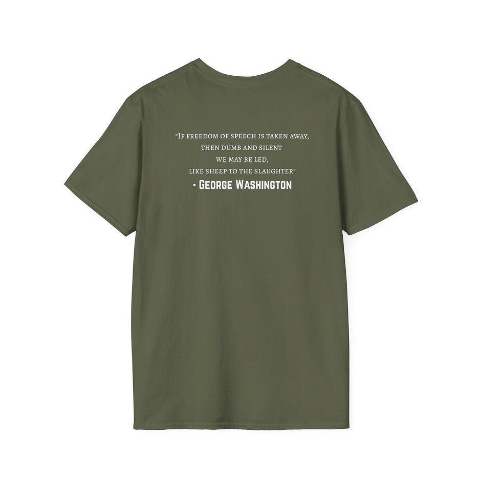 Inspirational Quote T-Shirt, Hope Shirt, Freedom of Speech Tee, Gift for Patriots, Motivational Apparel, Unisex Softstyle Top