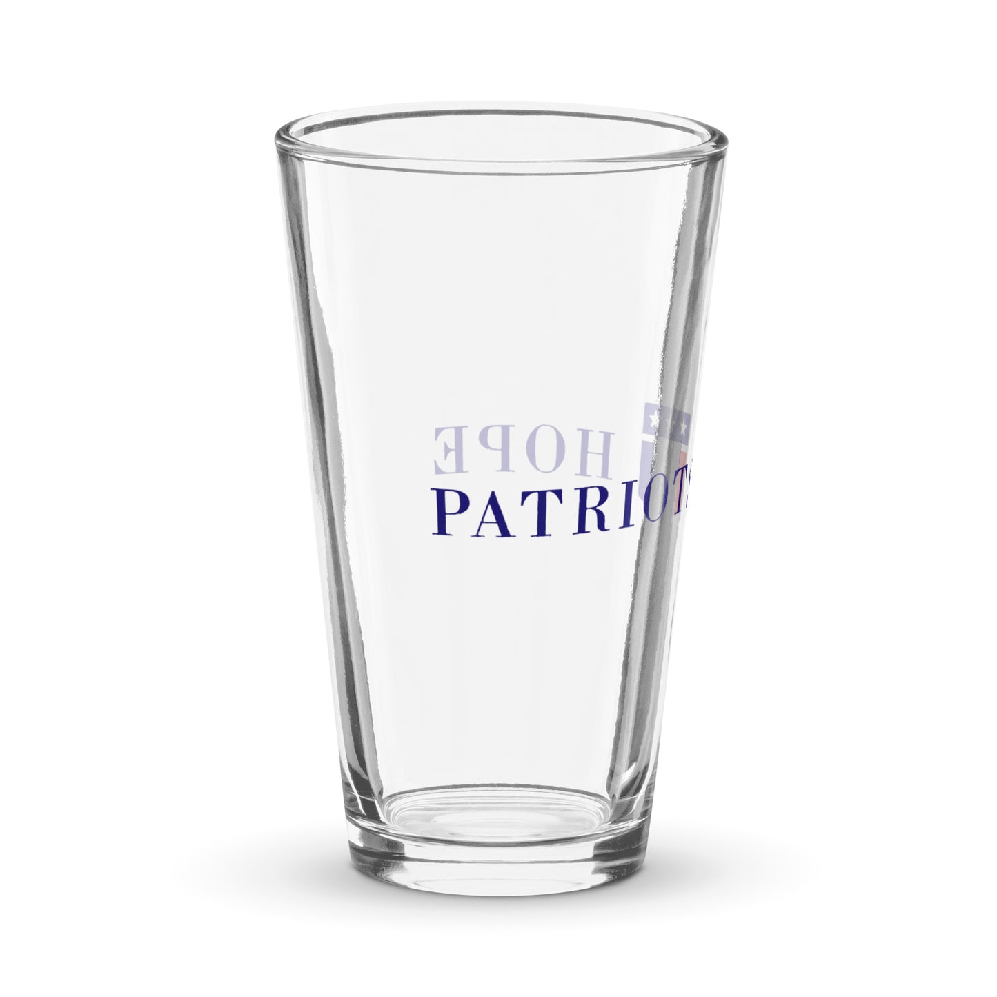 Patriots Hope Logo Shaker pint glass